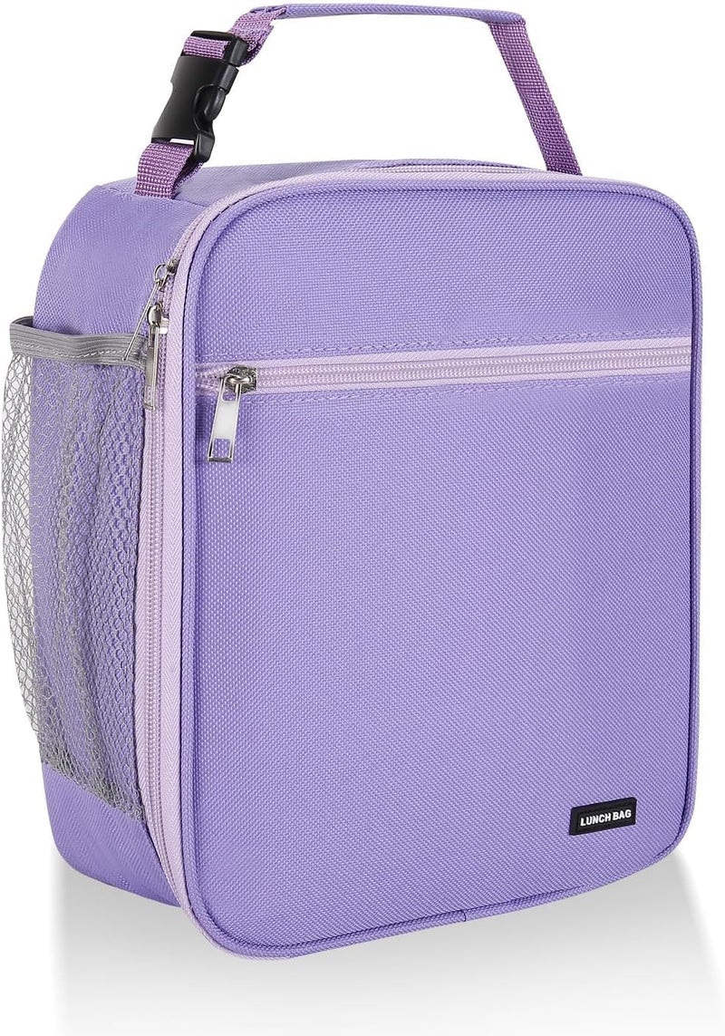 Lovoeo Lunch box Lunch bag for men women Insulated Lunchbox Lunch bags for Work Picnic Travel (Purple) - Image 1
